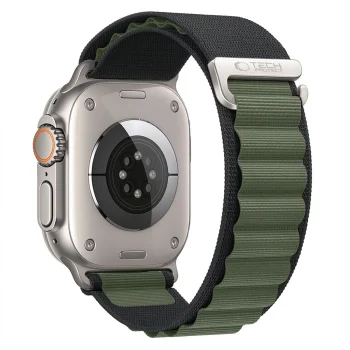 Tech-Protect Nylon Pro kellarihm Apple Watch 44/45/46/49 mm, roheline