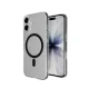 Puro iPhone 17 Case Lite Mag with MagSafe, Transparent with Black Ring