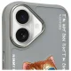 Чехол Nimmy Glasses Cool Cat для iPhone 16 6.1\", серый