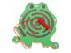 Magnetic maze-frog with balls