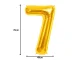 Foil Number 7 Balloon for Birthday and Parties, 66 cm (26\"), Gold