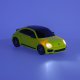 RC Car Model with Remote, Volkswagen Beetle, Yellow (1:14)