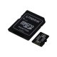 Kingston Canvas Select Plus 64GB microSD Memory Card (Class 10 UHS-I SDHC 100 MB/s read) + Adapter - карта...