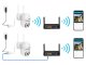 Rotatable Outdoor IP WIFI Security Surveillance Camera with Microphone Full HD Zoom