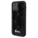 Guess Sequin Script Metal case for iPhone 12/12 Pro - black