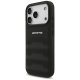 Mercedes iPhone 17 Pro vāciņš AMG Leather Debossed Lines, melns