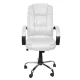 Офисное кресло из экокожи Malatec 23240, белое