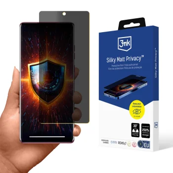 3mk Silky Matt Privacy Screen Protector for Motorola Edge 50 Fusion