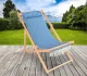 Koka salokamais atpūtas krēsls Ibiza | Wooden Folding Lounger