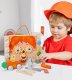 Kids Wooden Tool Set with Toolbox DIY Workshop Kit Jhtoy-577
