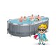 Karkasa baseins Bestway Power Steel 427x250x100 cm, 11in1 komplekts 56620
