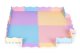 IPLAY Foam Puzzle Play Mat for Kids with Fence 24 Tiles 141.5x141.5 cm Colorful