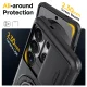 Магнитный чехол для Samsung Galaxy S26 Ultra с кольцом 360° и шторкой для...