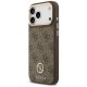 Guess iPhone 17 Pro Max Case 4G Strass Logo MagSafe, Brown