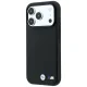Чехол BMW M Tire Track Metal Logo MagSafe для iPhone 17 / 18 Pro Max, черный