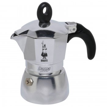 "Bialetti DAMA'' Espresso Kafijas Vārāmā Kanna, 1 Tasei, Sudrabs | Moka Pot Coffee Maker