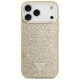 Guess Glitter Triangle Logo MagSafe Phone Case Cover iPhone 17 Pro Max - Gold