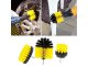 Cleaning Brushes for Drill / Screwdriver, 3 pcs, Black/Yellow