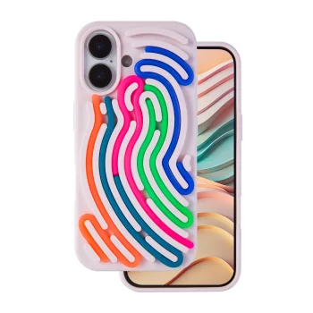 Чехол TFO DIY Snake для Apple iPhone 16 6.1", розовый