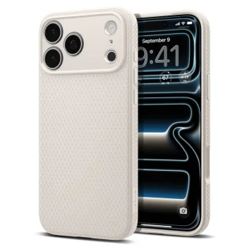 Чехол Spigen Liquid Air для iPhone 17 Pro, титановый серый