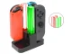 Зарядная станция для 4 контроллеров Nintendo Switch Joy-Con, LED