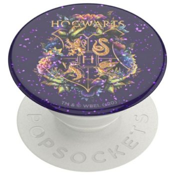 Popsockets 2 mirdzošs Hogwarts ziedu telefona turētājs un statīvs