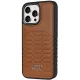 Audi iPhone 15 Pro Case Synthetic Leather MagSafe, Brown