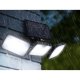 Izoxis 00024889 180 LED solārā lampa ar kustības un krēslas sensoru, melna