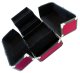 Cosmetic Train Case 25x17x17 cm, Purple