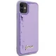 Guess iPhone 11 / Xr vāciņš Sequin Script Metal, violets