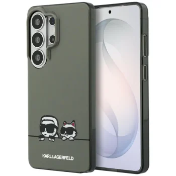 Karl Lagerfeld IML Peekaboo MagSafe vāciņš priekš Samsung Galaxy S26 Ultra, melns