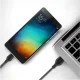 Кабель XO NB103 3в1 USB на Lightning / USB-C / microUSB 1м 2.1A черный