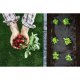 Heavy Duty Weed Barrier Fabric Plonos 90gsm 5.3ft x 164ft with 100 Staples, black