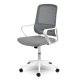 Sofotel Wizo Ergonomic Mesh Office Chair, grey-white