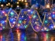Светодиодная новогодняя лента 4м, 40 LED, фиолетовая