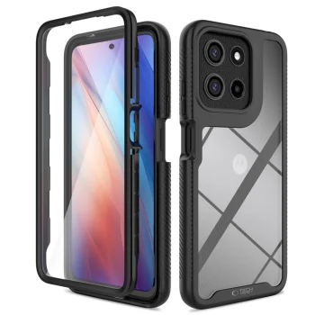 Tech-Protect Defense vāciņš Motorola Moto G15 / G15 Power / G05 / E15, Melns