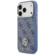 Guess 4G Strass Logo MagSafe Phone Case Cover iPhone 17 Pro - Blue