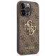 Guess 4G Big Metal Logo vāciņš iPhone 14 Pro brūns
