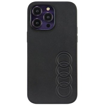 Audi iPhone 14 Pro Max Case Synthetic Leather, Black