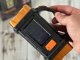 Portable LED COB Solar Flashlight with Powerbank Function, Gold