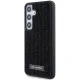 Чехол Karl Lagerfeld для Samsung Galaxy S24+ Rhinestone Logo Metal Plate, черный