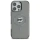 Чехол Karl Lagerfeld для iPhone 16 Pro IML Metal Choupette Head MagSafe, черный