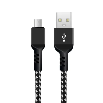 Micro USB kabelis Maclean MCE483, 2.4A Fast Charge, USB 2.0, 2 m, melns