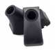 Nordic Walking Pole Stick Protectors Rubber Caps Pads, 2 pcs, Black
