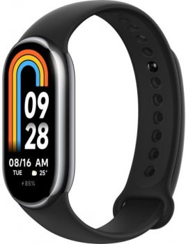 Xiaomi Mi Band 8 Smart Bracelet Sport Wristband with Heart Rate Blood Pressure Monitor and Fitness Tracker, Black