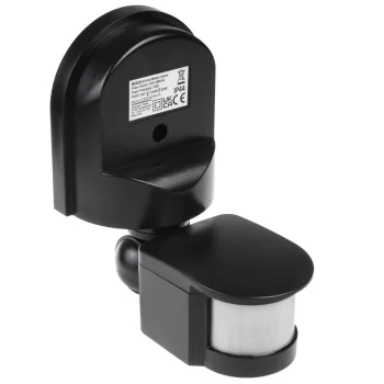 Maclean MCE25 B sienas kustības un krēslas sensors, 180°, 1200W, melns
