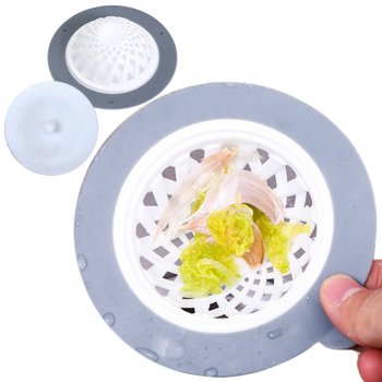 Drain Stopper Sink Strainer Silicone Bathtub Drain Cover, Mix color