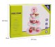 Wooden Play Set Tiered Cake Stand with Cupcakes KZ0821