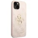 Чехол Guess 4G Big Metal Logo для iPhone 15 Plus / 14 Plus - Розовый