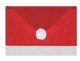 Iso Trade Christmas Chair Covers and Tablecloth Set (6+1), Red/White